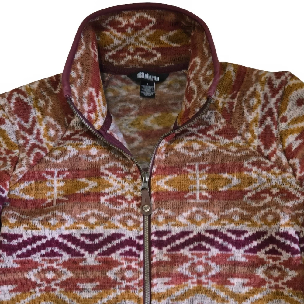 Sherpa Adventure Gear Lumbini Full-Zip Jacket S Burgandy/Rust/Blush Multi - Picture 3 of 8